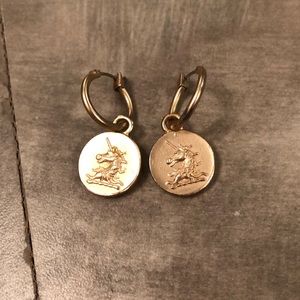 Anthropologie Unicorn Earrings NO SALE
